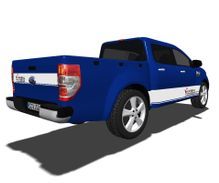 3D Darstellung einer Fahrzeugbeschriftung 